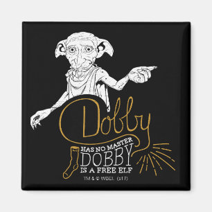 Harry Potter Dobby heeft geen master Magneet