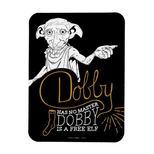 Harry Potter | Dobby heeft geen master Magneet (Verticaal)