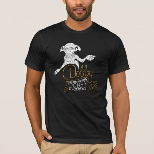 Harry Potter| Dobby heeft geen master T-shirt (Voorkant)
