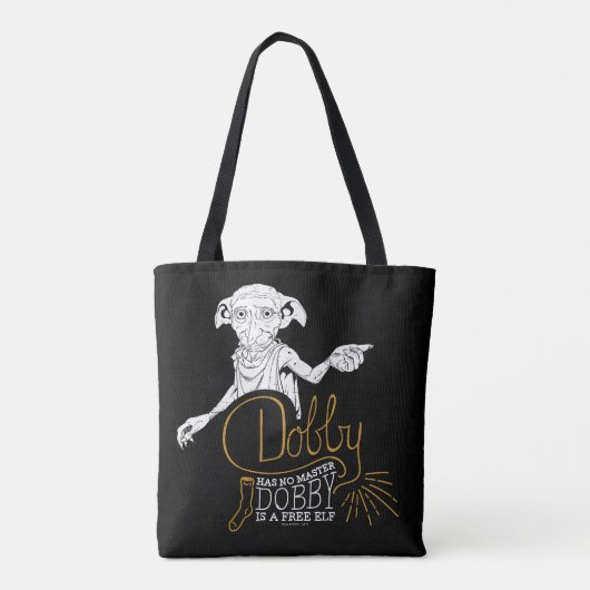 Harry Potter| Dobby heeft geen master Tote Bag (Achterkant)