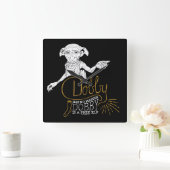 Harry Potter | Dobby heeft geen master Vierkante Klok (Huis)