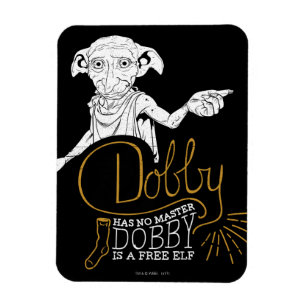 Harry Potter Dobby Heeft Geen Meester Magneet