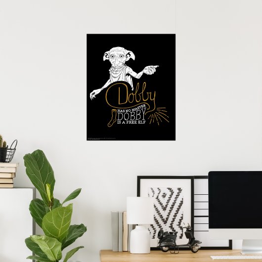 Harry Potter | Dobby heeft geen meester Poster (Thuiskantoor)