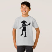 Harry Potter | "Dobby is vrij" Silhouette Typograf T-shirt (Voorkant volledig)