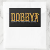 Harry Potter | Dobby Save Harry Potter Rechthoekige Sticker (Tas)