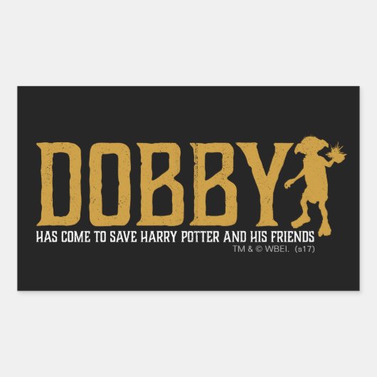 Harry Potter | Dobby Save Harry Potter Rechthoekige Sticker (Voorkant)
