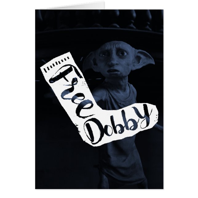Harry Potter | "Dobby vrij" Sok Typography (Voorkant)
