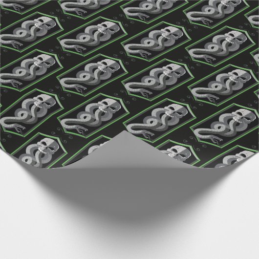 Harry Potter | Donkere Mark Sigil Cadeaupapier (Hoek)