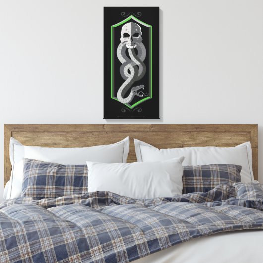 Harry Potter | Donkere Mark Sigil Canvas Afdruk (Insitu (Slaapkamer))