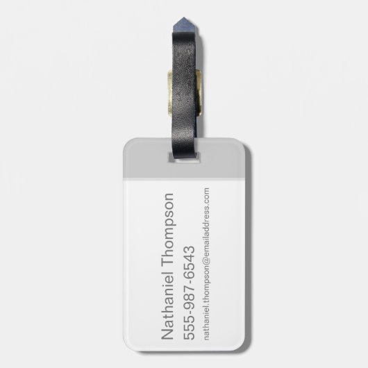 Harry Potter | Donkere mark-Waterverf Bagagelabel (Achterkant verticaal)