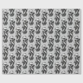 Harry Potter | Donkere mark-Waterverf Cadeaupapier (Vlak)