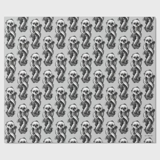 Harry Potter | Donkere mark-Waterverf Cadeaupapier (Vlak)