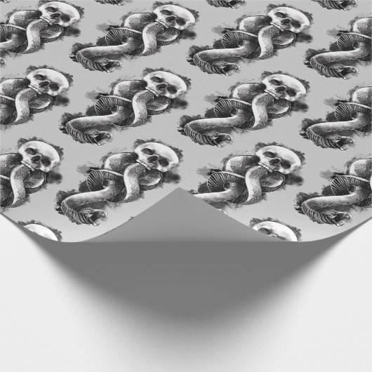 Harry Potter | Donkere mark-Waterverf Cadeaupapier (Hoek)