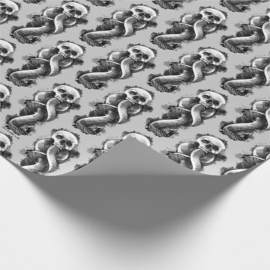 Harry Potter | Donkere mark-Waterverf Cadeaupapier (Hoek)