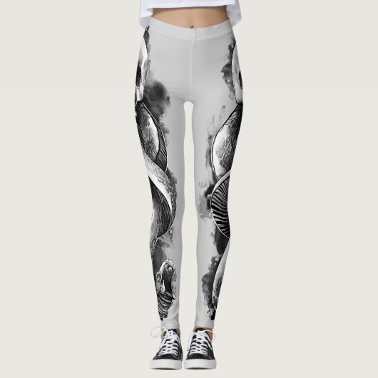 Harry Potter | Donkere mark-Waterverf Leggings (Voorkant)