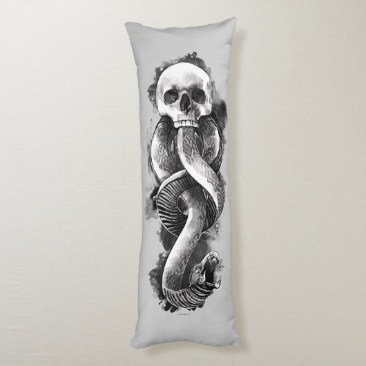 Harry Potter | Donkere mark-Waterverf Lichaamskussen (Achterkant (Verticaal))