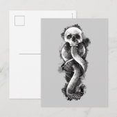 Harry Potter | Donkere Teken Waterverf Briefkaart (Voorkant / Achterkant)