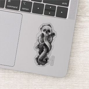 Harry Potter   Donkere Teken Waterverf Sticker