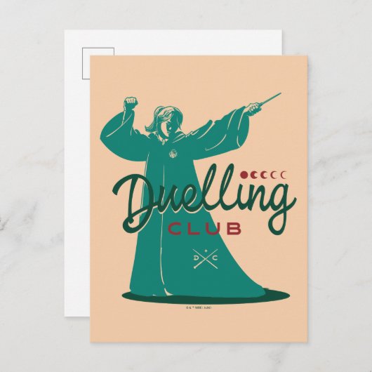 HARRY POTTER™ Dueling Club Graphic Briefkaart (Voorkant / Achterkant)