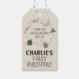 Harry Potter Eerste Verjaardag Bedankt Favor Cadeaulabel