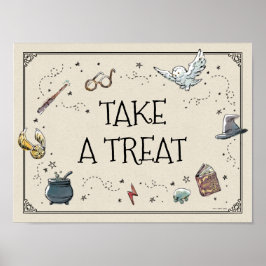 Harry Potter Eerste Verjaardag Neem een Snoepje Poster