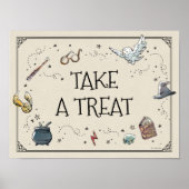 Harry Potter Eerste Verjaardag Neem een traktatie Poster (Voorkant)