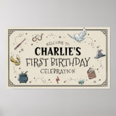 Harry Potter Eerste Verjaardag Welkom Poster (Voorkant)