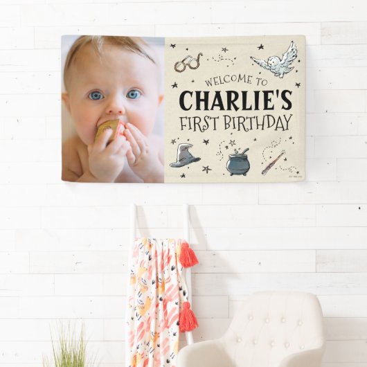 Harry Potter Eerste Verjaardag Welkom Spandoek (Insitu)