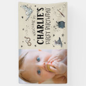 Harry Potter Eerste Verjaardag Welkom Spandoek (Verticaal)