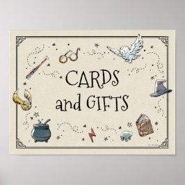 Harry Potter Eerste Verjaardagskaarten & Cadeaubor Poster