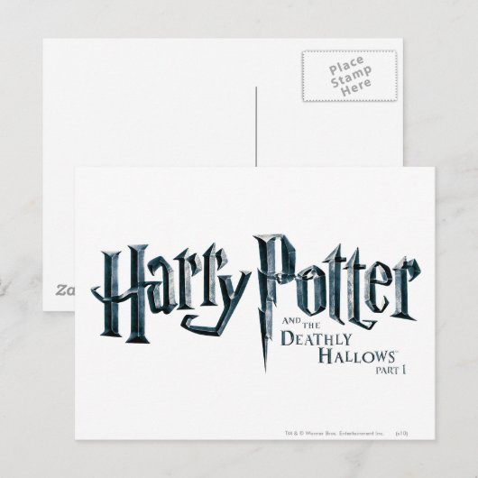 Harry Potter en de dodelijke hallows Logo 1 2 Briefkaart (Voorkant / Achterkant)
