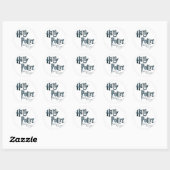 Harry Potter en de dodelijke hallows Logo 1 Ronde Sticker (Vel)