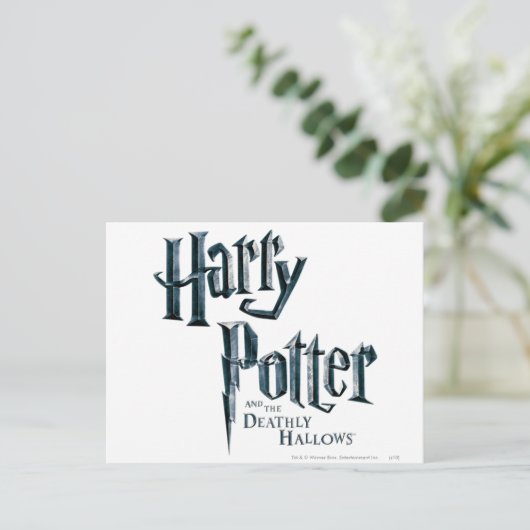 Harry Potter en de dodelijke hallows Logo 3 Briefkaart (Staand voorkant)
