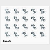 Harry Potter en de dodelijke hallows Logo 3 Ronde Sticker (Vel)