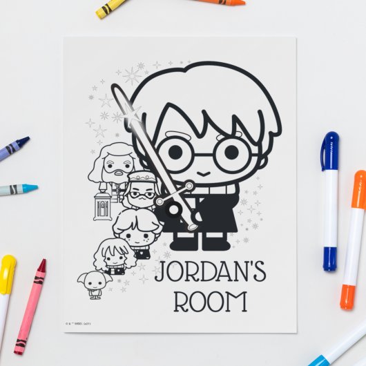 HARRY POTTER EN DE KAMER VAN SECRETS™ Coloring Poster