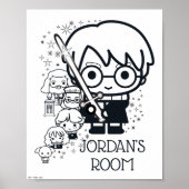 HARRY POTTER EN DE KAMER VAN SECRETS™ Coloring Poster (Voorkant)