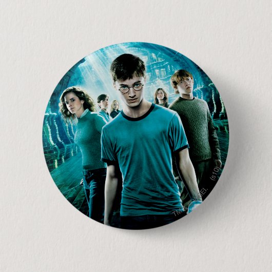 HARRY POTTER EN DE ORDE VAN PHOENIX™ Blue Ronde Button 5,7 Cm (Voorkant)