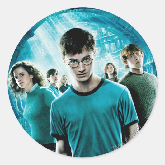 HARRY POTTER EN DE ORDE VAN PHOENIX™ Blue Ronde Sticker (Voorkant)