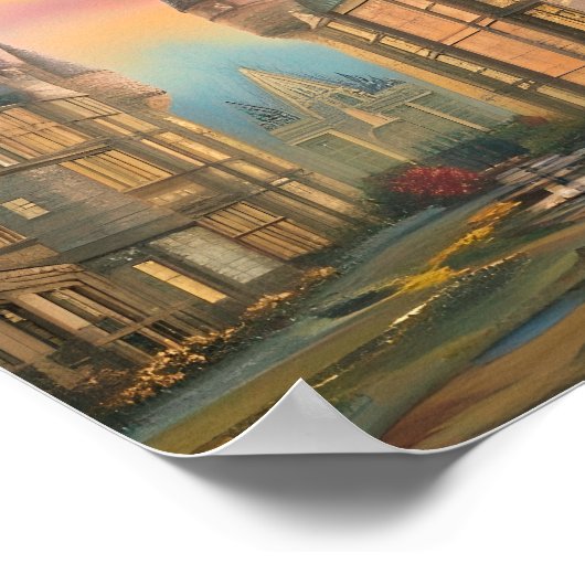 Harry potter en de schoonheid van de Hogwarts Poster (Hoek)