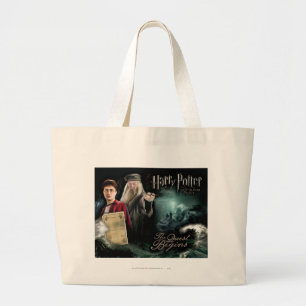 Harry Potter en Dumbledore Grote Tote Bag