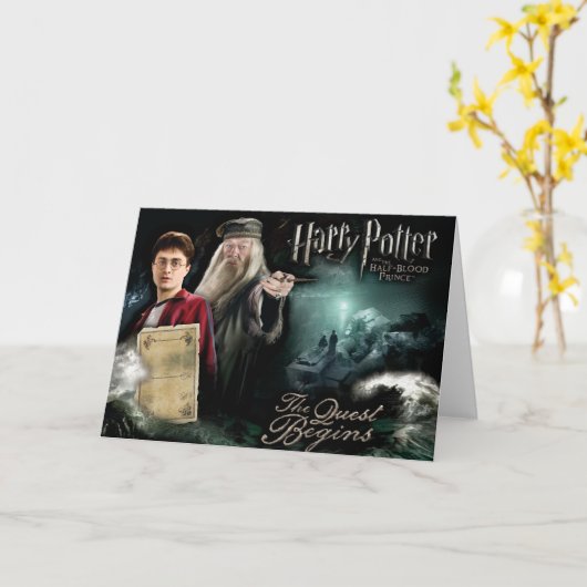 Harry Potter en Dumbledore Kaart (Gele Bloem)