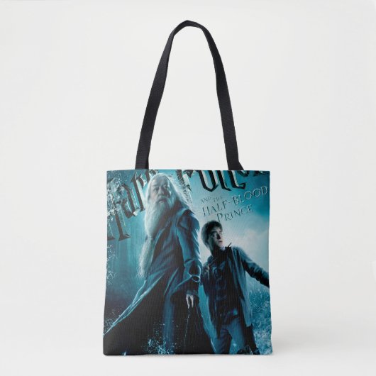 Harry Potter en Dumbledore on rocks 1 Tote Bag (Voorkant)