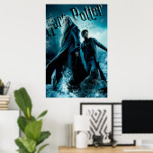 Harry Potter en Dumbledore op rotsen 1 Poster (Thuiskantoor)