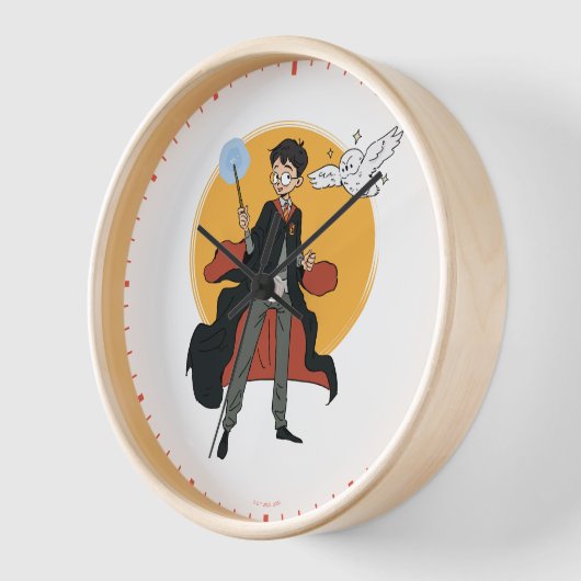 HARRY POTTER™ en Hedwig Illustratie (Hoek)