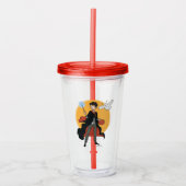 HARRY POTTER™ en Hedwig Illustratie Acryl Drinkbeker (Voorkant)