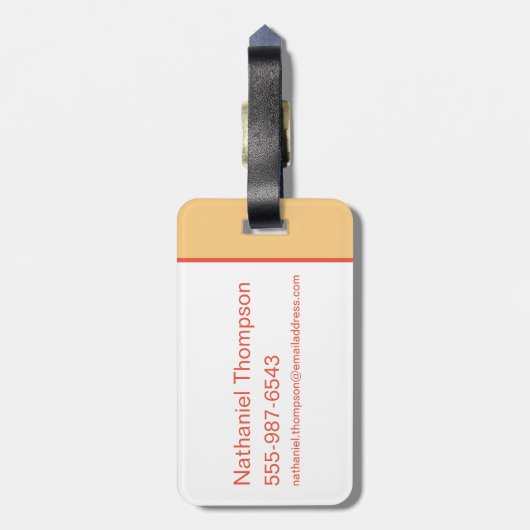 HARRY POTTER™ en Hedwig Illustratie Bagagelabel (Achterkant verticaal)