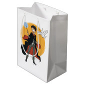 HARRY POTTER™ en Hedwig Illustratie Medium Cadeauzakje (Achterkant Gekanteld)