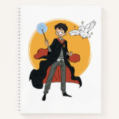 HARRY POTTER™ en Hedwig Illustratie Notitieboek (Voorkant)