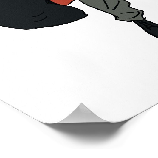 HARRY POTTER™ en Hedwig Illustratie Poster (Hoek)