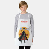 HARRY POTTER™ en Hedwig Illustratie Schort (Gedragen)